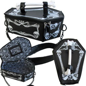 Skulls Bats Design Womens Bags Handbags