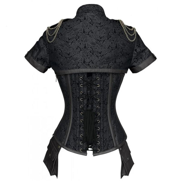 Steampunk Gothic Cut Out Bustier