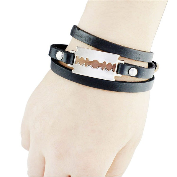 Men's Women's Genuine Leather Bracelet