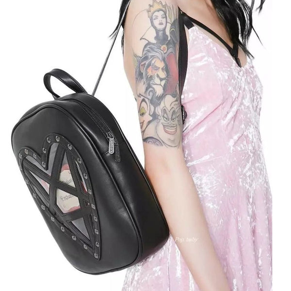 Women Pu Leather Backpack