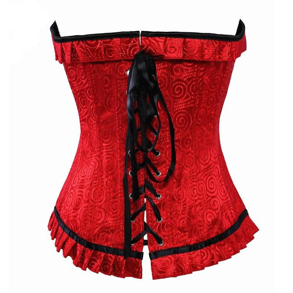 Steampunk Corset Sexy Red Gothic