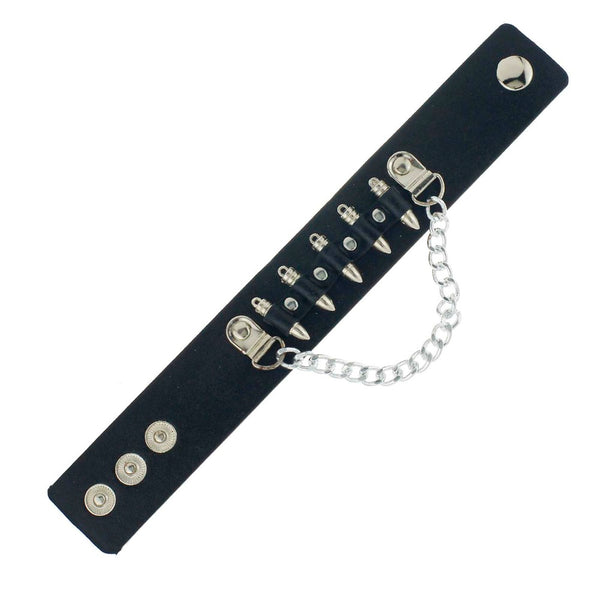 Gothic Punk Unique Bullet Shape Chain Bracelet