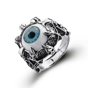 Unisex Women's Men's Punk Eyes Claw Biker Gothic Ring