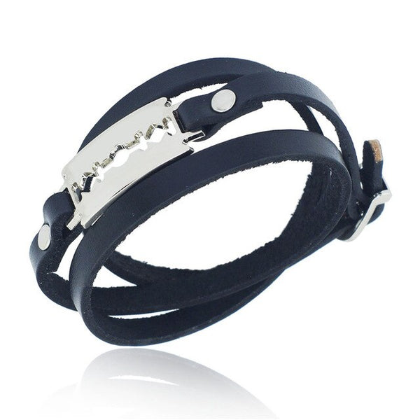 Men's Women's Genuine Leather Bracelet