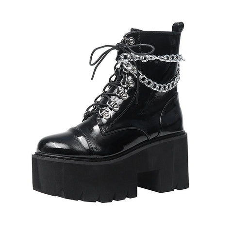 Gothic Shoes Winter Snow Boots