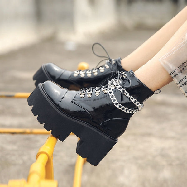 Gothic Shoes Winter Snow Boots