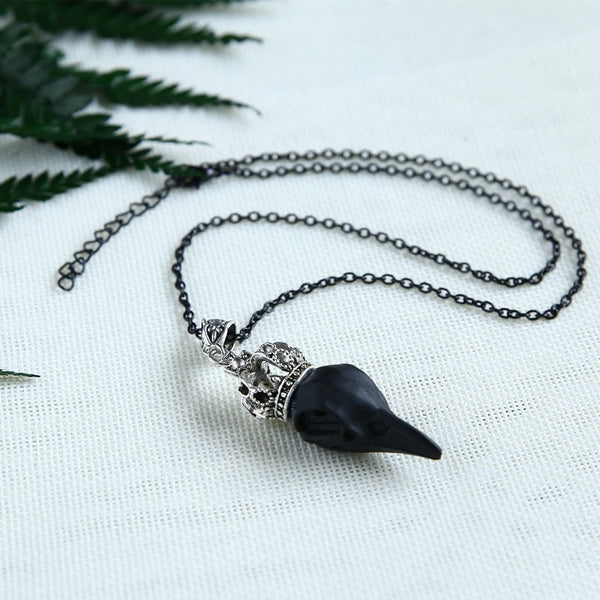 Black Raven Necklace