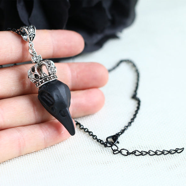 Black Raven Necklace