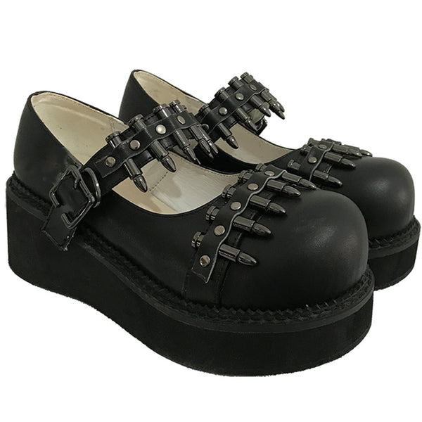 Women Shoes Gothic Vintage Female Thin