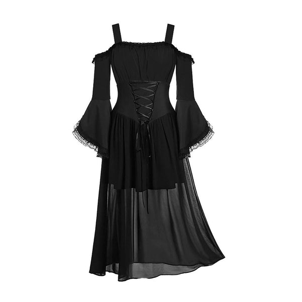 Gothic Black Dress Women