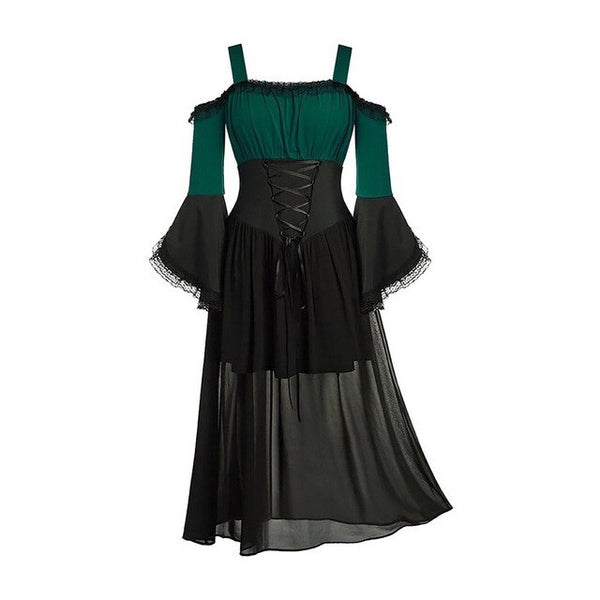 Gothic Black Dress Women