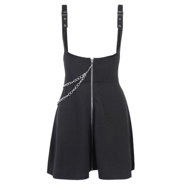 Women Dark Palace Winter Strap Dress