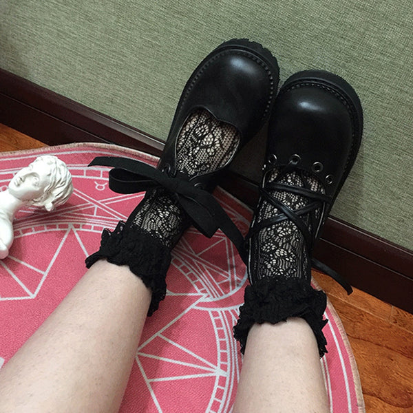 Women Shoes Pentagram Gothic