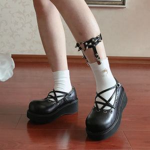 Women Shoes Pentagram Gothic