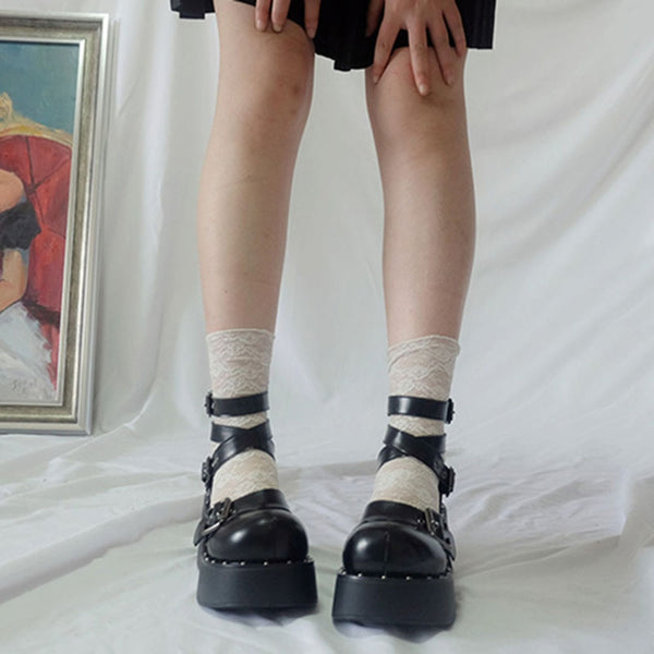 Women Gothic Big Toe Shoes