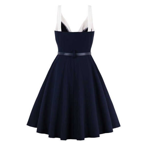 Sexy Strap Vintage Dresses Women