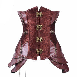 Brown Steampunk Corset Gothic