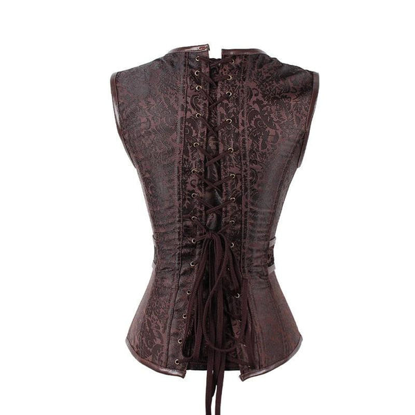 Brown Steampunk Corset Gothic