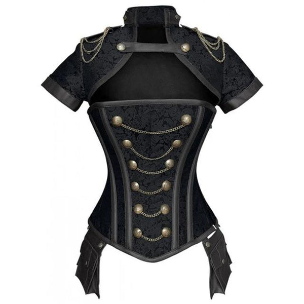 Steampunk Gothic Cut Out Bustier