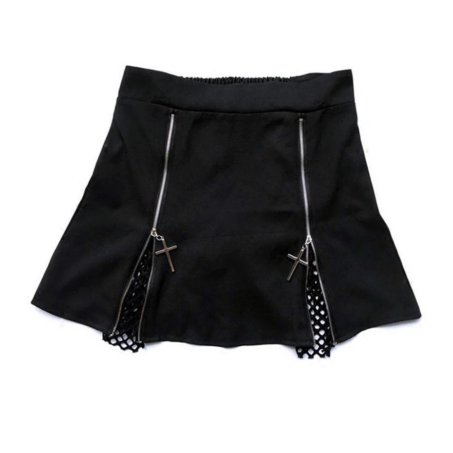 Woman Gothic Mini Skirt