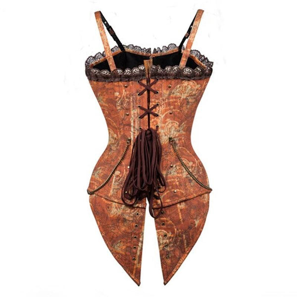 omen Steampunk Corset Gothic