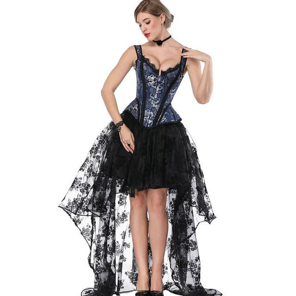Womens Corset Skirt Steampunk