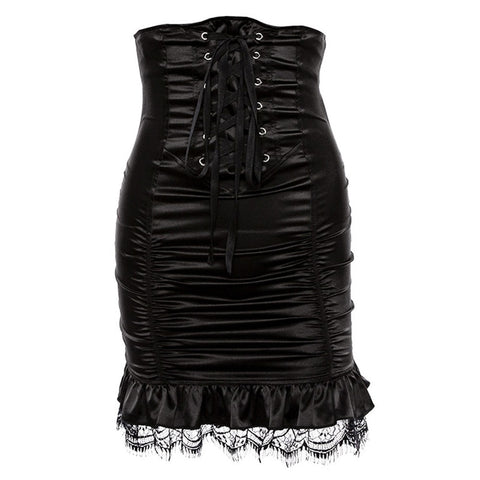 Gothic Bodycon Skirt Women