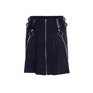 Women Skirt Gothic Pleated Fashion