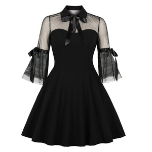 Women Gothic Lace Dress