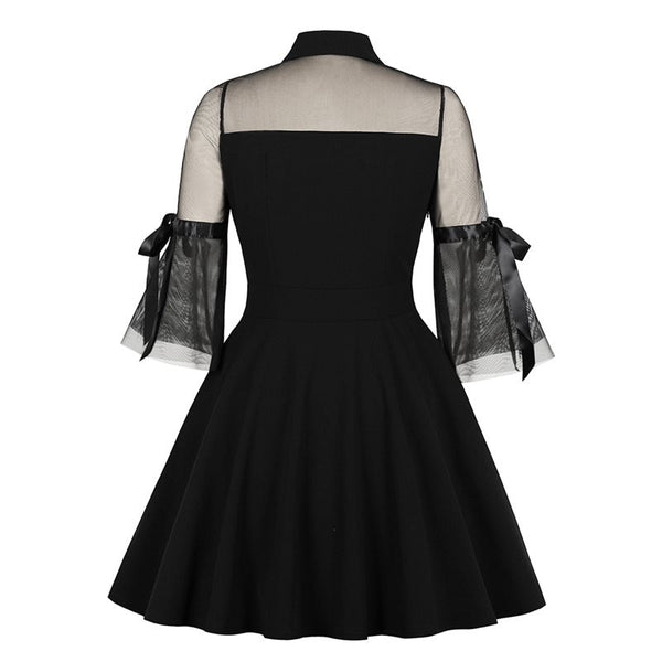 Women Gothic Lace Dress