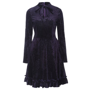 Women Sexy Goth Dark Dresses Casual