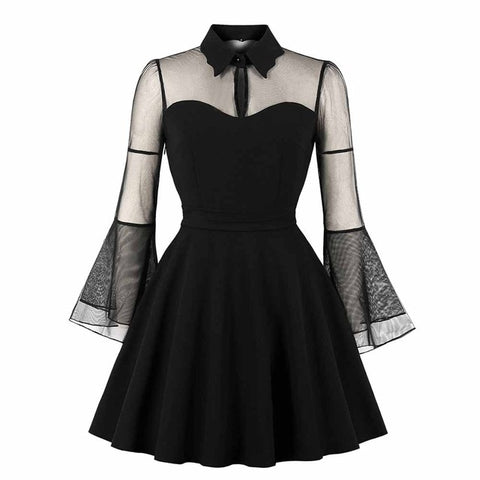 Women Gothic Sexy Mini Dress