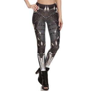 Gothic Summer Black Cool Punk Leggings